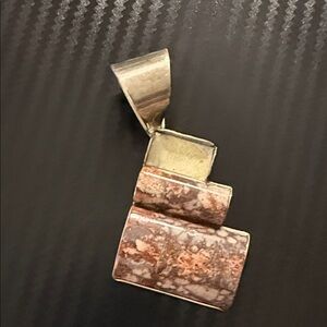 Jay King Artistic Stone Pendant in Earthy Tones